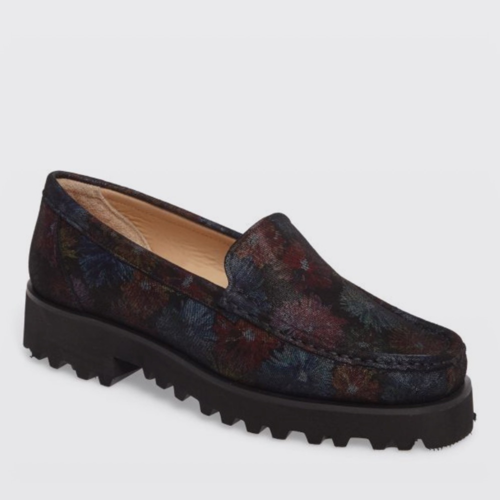 NWOT Ron White Rita Floral Penny Loafer